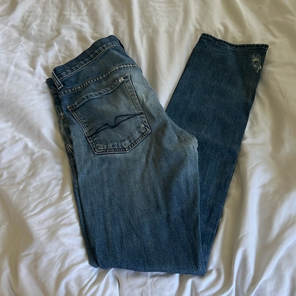 7 Men’s Rhigby Distressed - Picture 1 of 3